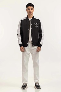 แจ็กเก็ตฤดูหนาวสำหรับผู้ชายเสื้อบาสเก็ตบอลพิมพ์โลโก้ออกแบบได้ตามต้องการสำหรับผู้ชาย - Product Image 2