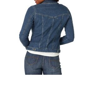 BD Chaqueta vaquera azul claro informal para mujer 100% algodón acolchado transpirable manga larga impresión Digital nuevo diseño forro de LICRA - Product Image 3