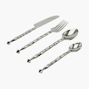 Couverts en métal élégants et robustes fournitures indiennes vente en gros ensemble de couverts bon marché pour table à manger de mariage - Product Image 6