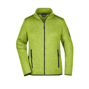 Chaqueta de Forro Polar Tejida Personalizada para Mujer, para Senderismo, con Bolsillo Impermeable - Product Image 5