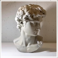 Buste de David Michel-Ange |   Sculpture Renaissance 3D |   Michel-Ange |   Décoration d'intérieur moderne et exposition d'art en plein air | H_Q PLA