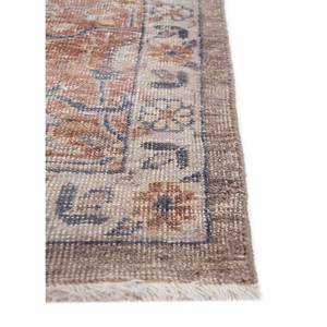 พรมขนสัตว์ถักมือ Erbe สีเบจ-น้ำตาล ลายเหรียญตราแบบนามธรรม รูปทรงสี่เหลี่ยมผืนผ้า สำหรับบ้าน ห้องนั่งเล่น ทางเดิน-รุ่นสี่เหลี่ยมผืนผ้าขนาด 9x12 - Product Image 4