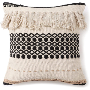 Customized Boho Floor Cushion for Living Room <b>Kids</b> Room Lumbar Cotton Throw <b>Pillows</b> Decorative Accent <b>Pillow</b> Case - Product Image 5