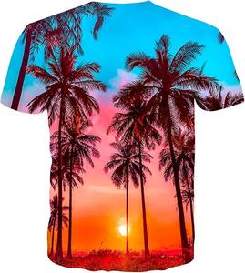 T-shirt en coton à demi-manches imprimé à la mode T-shirt doux et léger à col rond pour l'été Design personnalisé et marque de distributeur - Product Image 5