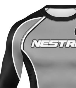 Meilleures ventes Rash Guard MMA BJJ personnalisé anti-UV, vêtements de sport, couleur unie, séchage rapide, respirant, vente en gros pour hommes - Product Image 5