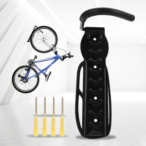 Support mural pour vélo en acier renforcé, support de rangement pliable en aluminium pour vélo avec support de réparation - Product Image 1