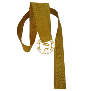 Tresse cérémonielle en fil d'or dentelle navale 50mm pour uniformes de cérémonie lacets tressés - Product Image 4