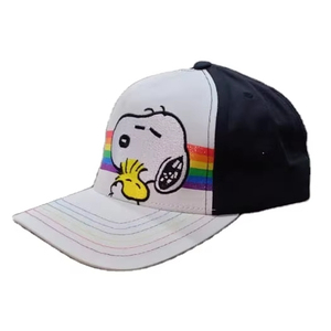 หมวกแก๊ปผ้าแคนวาส 6 แผง แบบไม่มีโครง ทรงฮิปฮอป วินเทจ ปักโลโก้ตามสั่ง หมวกเบสบอล ลุคทำเก่า ขายส่ง - Product Image 4