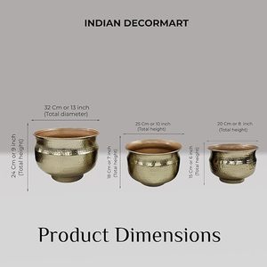 Lujo en flor Golden Glow Powder Coated Gold Macetas Must-Have Home and Garden Glamour para sus plantas - Product Image 5