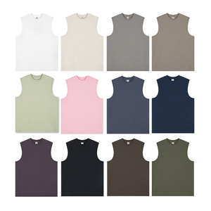 Débardeur de sport basique unisexe en polyester uni 230G à col montant, manches longues, coupe oversize, personnalisable avec logo, idéal pour le fitness et la séchage rapide - Product Image 2