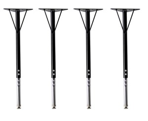 Pieds de bureau rectangulaires pieds de Table basse en fonte industrielle/pieds de Table ronds en acier inoxydable/Table de meubles en bois sculpté - Product Image 5