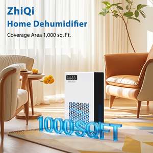 Quiet 95OZ Auto Shut off <b>Dehumidifier</b> with 7 Color Ambient Light Desiccant Material for Home RV Livingroom Bedroom - Product Image 2
