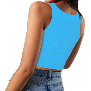 Top Corto Deportivo de Verano para Mujer, Moderno, Transpirable, de Punto, sin Mangas, Informal, para Gimnasio y Yoga, a un Precio Razonable - Product Image 4