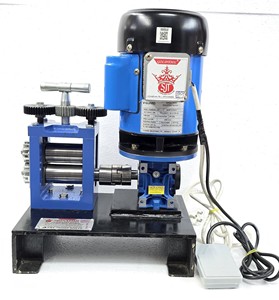 GOLD TOOL Mini juego de laminador de joyería de 3 piezas Caja de cambios italiana y motor Equipos de herramientas de metal Nueva condición - Product Image 4