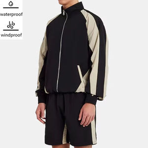 Personalizado de los hombres 100% de poliéster verano Jogging Wear transpirable cortavientos chándal Casual a prueba de viento impermeable de nylon al por mayor - Product Image 2