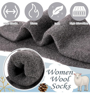 Premium <b>Men's</b> <b>Thermal</b> Winter Dress <b>Socks</b> Ultra Warm Soft Breathable Durable Cartoon Pattern Sports Use Eco-Friendly Quick Dry - Product Image 2