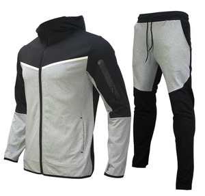 Survêtement de sport extensible avec logo personnalisé et tissu de haute qualité nouveau design le plus vendu pour hommes - Product Image 3