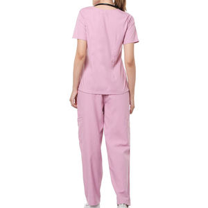 Uniforme Médico de Alta Calidad 2024 en Spandex/Poliéster para Mujer, Uniformes de Hospital, Tejido de Punto, Fusión sin Costuras, Personalizado - Product Image 3