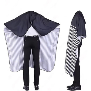 Gorro de peluquero ligero hecho a medida de Haidresser capa de peluquería impermeable con poliéster duradero para exhibición de logotipo - Product Image 3