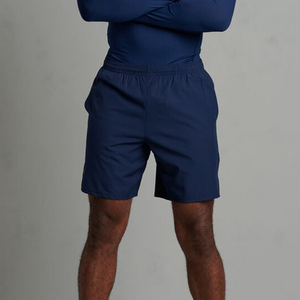 กางเกงขาสั้นลำลองสำหรับออกกำลังกายและวิ่งสำหรับผู้ชายรุ่นใหม่ล่าสุด  แบบถัก  ขอบเอวยางยืด  ลายเรียบ  ระบายอากาศได้ดี  แห้งเร็ว  ทรงหลวม  ตรง - Product Image 3