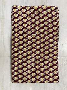 ผ้าฝ้ายบล็อกมือพิมพ์ลายผ้าฝ้าย100% มรดก Jaipur แบบดั้งเดิมเป็นมิตรต่อสิ่งแวดล้อมระบายอากาศได้ - Product Image 3