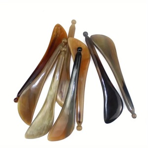 Bâton de massage en corne de bœuf fait à la main, modèle AMM003 d'Amg Exports, qualité supérieure, pratique pour les soins personnels, masseur corporel - Product Image 1