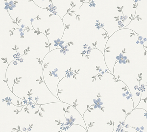 Papier peint floral moderne fabriqué en Allemagne - Rouleaux - Vinyle non tissé - 10,05 x 0,53 m - Pour chambre à coucher, cuisine et hôtel - Product Image 5