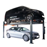 Approvisionnement d'usine automobile quatre poteaux ascenseur de stationnement de voiture 4 poteaux ascenseur de véhicule