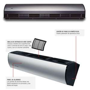 VENTDEPOT MXBEI-003 Cortinas de Aire Comerciales Antiviento, 60 Pulgadas de Largo, Alcance de 4.5 m, 1907 m³/h, 800 Watts, 5.1 A, 69 dB, 127 V, para Puertas Comerciales - Product Image 2