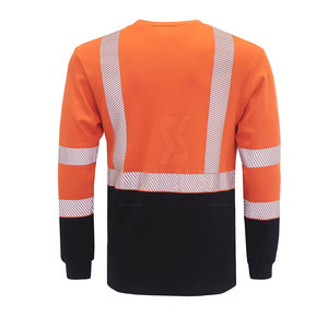 Custom Design <b>Hi</b>-<b>Vis</b> Sweatshirts ANSI Class 3 Waterproof Safety Features Durable Work Wear Made Pakistan Customized Logo Support - Product Image 2