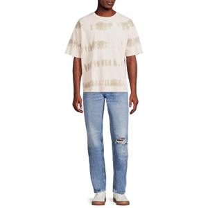 Camiseta extragrande teñida con lazo personalizada al por mayor de fábrica para hombre, ropa de calle estampada personalizada con ajuste holgado de algodón 100% - Product Image 5