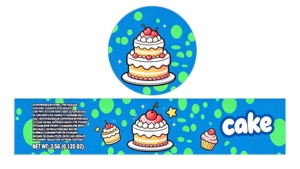 Cartoon Irregular Holographic PVC Custom Die Cut <b>Stickers</b> 3d UV Waterproof Jar Wrap Labels With <b>Logo</b> Patterns - Product Image 6