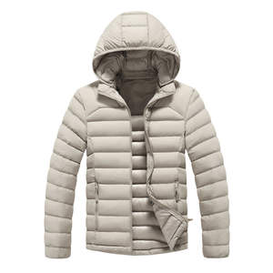Doudoune hommes décontracté hiver col montant avant Logo élégant coupe-vent imperméable 2025 - Product Image 5