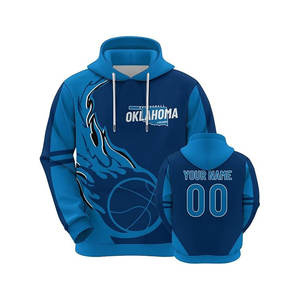 Sweat à capuche de basket-ball personnalisé de qualité supérieure | Logo de l'équipe et nom du joueur | Vêtements de sport en polaire lourde | Usine OEM/ODM en vrac - Product Image 4