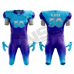 Uniforme de fútbol americano de alta calidad Último diseño Color personalizado Oversize Adulto Jersey Poliéster Material cómodo Ropa deportiva - Product Image 4