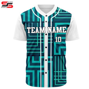 Chemise de baseball 100% Polyester Team USA Youth Vintage Mesh Broderie pour hommes Sublimation Baseball Jersey - Product Image 3