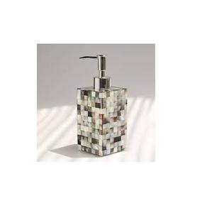 Bouteille de lotion moderne avec incrustation d'os Ensemble d'accessoires de salle de bain Porte-brosse à dents pour bouteille de lotion Échantillon gratuit - Product Image 1