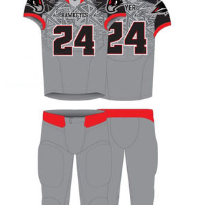 Uniforme de fútbol con nombre de equipo hecho a medida de alta calidad, ropa de equipo para hombres, uniformes de fútbol americano para hombres - Product Image 4