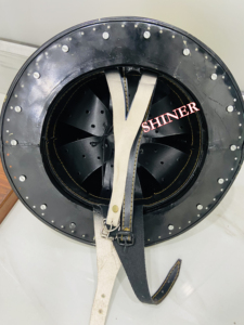 หมวกกาต้มน้ํายุคกลางหมวกกันน็อคทองเหลืองสําเร็จรูปด้วยซับหนังสเปน Maximus โรมัน Gladiator เกราะหมวกกันน็อคทองเหลืองโปแลนด์หมวกกันน็อค - Product Image 6