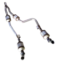 Catalyseur d'échappement économique pour voiture, convertisseur catalytique à trois voies, montage direct, en acier inoxydable, norme d'émission Euro IV, garantie 1 an