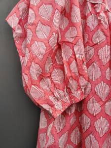 ชุดเดรสผ้าฝ้าย100% สำหรับผู้หญิงชุดเดรสสตรีผ้าทอเอวธรรมชาติน้ำหนักเบาซักได้เป็นมิตรกับสิ่งแวดล้อม - Product Image 4