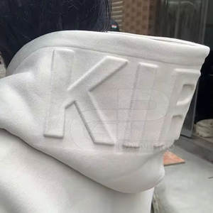 Sudadera con capucha en relieve para ropa de calle de invierno y trajes urbanos cómodos Sudadera con capucha informal en relieve con logotipo 3D - Product Image 6