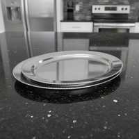 Ovale Vorm Dienblad Zilver Dienblad Rvs Serveerschaal Vaatwasser Veilig Designer Keuken Bruiloft Restaurant Serviesbord