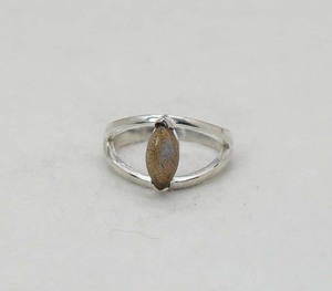 925 Plata de ley sólida mes de noviembre piedra natal labradorita con ajuste de bisel anillo de ojo con forma de marquesa - Product Image 1