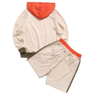 Ensembles jumeaux de couleur unie de haute qualité pour hommes, sérigraphie décontractée, design respirant, vente en gros - Product Image 6