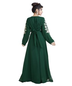 Moroccan Islamic <b>Kaftan</b> Beach Fancy Modern Floor Length <b>Long</b> Sleeve For Women <b>Dress</b> - Product Image 5
