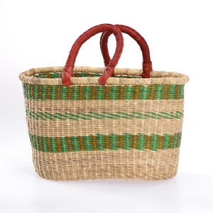 Fabriqué à la main au Vietnam panier de sac à linge en jonc de mer prix compétitifs sacs bolga herbe de mer - Product Image 1