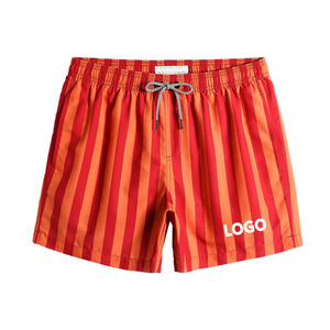 Short de bain personnalisé pour hommes, noir, fermeture éclair, imperméable, maillot de bain de maternité avec short géométrique animal, livraison DDP - Product Image 2