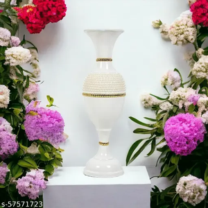 Vase à fleurs royal décoratif coloré finition décor intérieur moderne décor de sol bureau et salon Design - Product Image 4