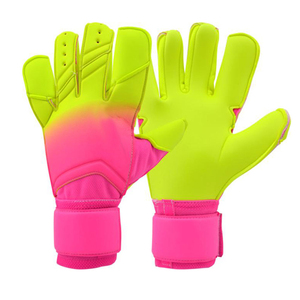 Gants de gardien de but de football rouges personnalisables de haute qualité KATBROS INDUSTRY, sangle de poignet réglable à boucle auto-agrippante, doigts entiers antidérapants - Product Image 5